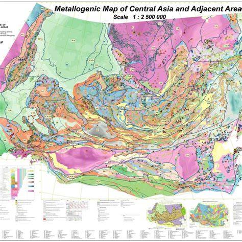 Central Asia Geological Map