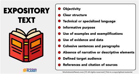 Characteristics Of Exposition Text