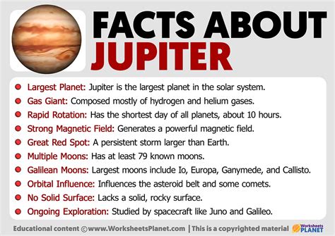 Characteristics Of Jupiter