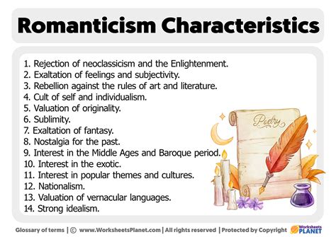 Characteristics Of Romanticism