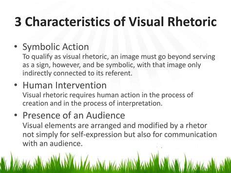Characteristics Of Visual Rhetoric