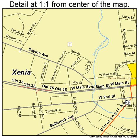 City Of Xenia Map