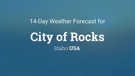 City Rocks Weather