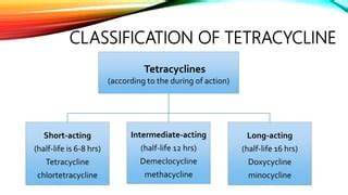 Classification Of Tetracycline