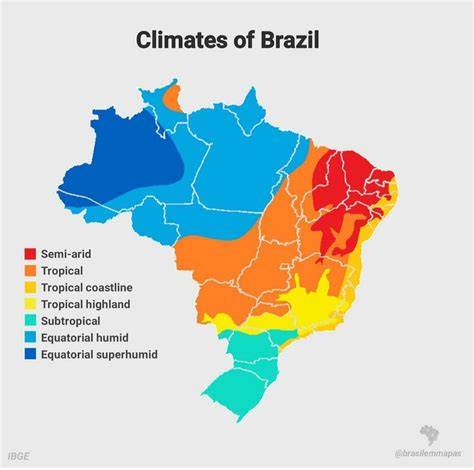 Climate Zone Map Of Brazil