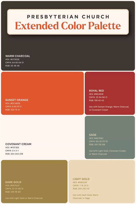 Color Palette For Church Poster Design