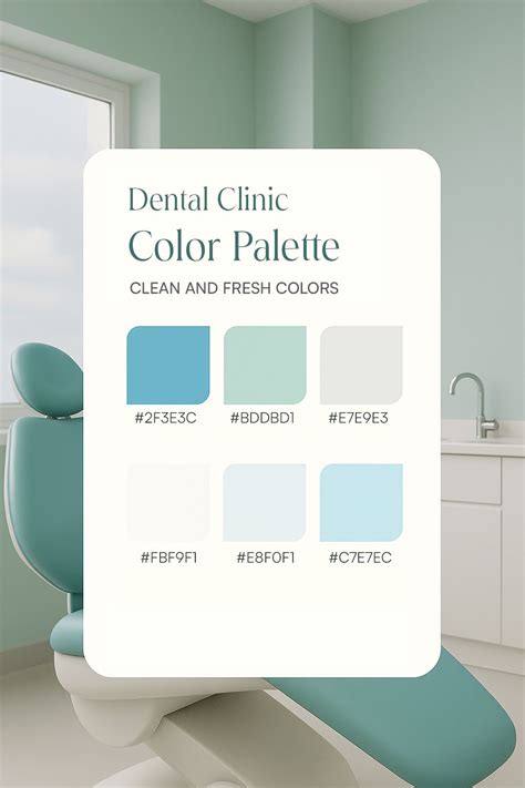 Color Palette For Dental Clinic