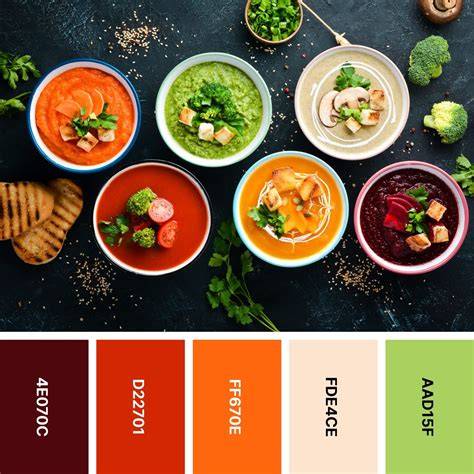 Color Palette For Food Brand