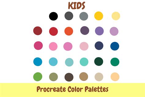 Color Palette For Kids Clothes