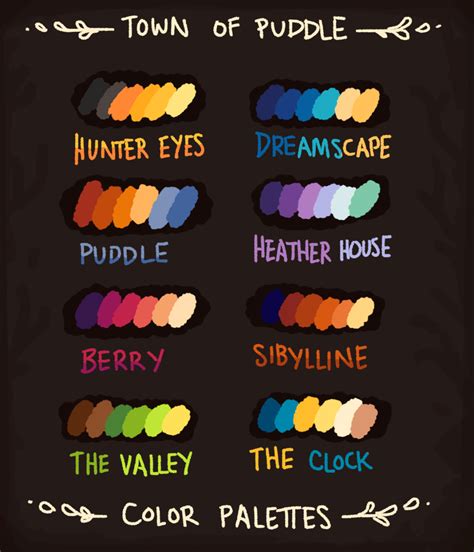 Color Palette For Oc