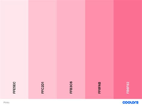 Color Palette For Pink