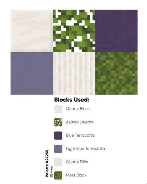 Color Palette For Quartz Minecraft