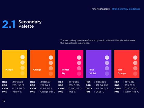Color Palette For Tech Company