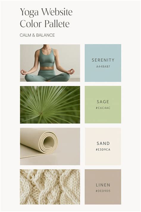 Color Palette For Yoga