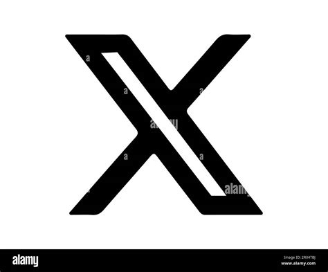 Colored X Logo Silhouette