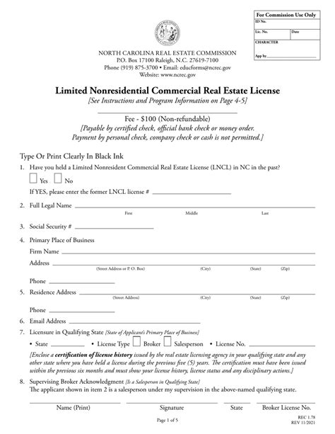Commercial Real Estate License