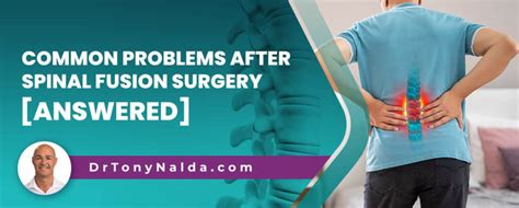 Common Problems After Spinal Fusion