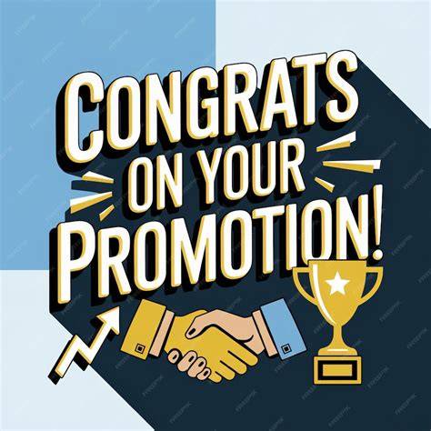 Congrats On Promotion