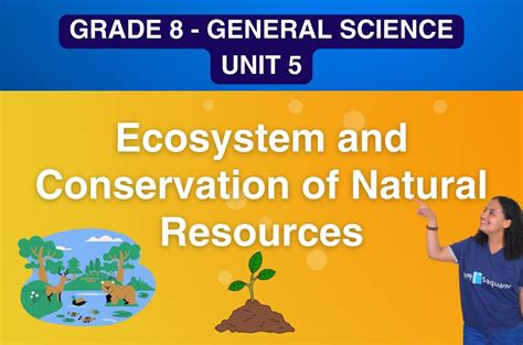 Conservation Of The Ecosystem Grade 8