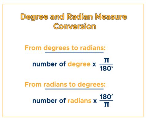 Conversion Of Radian To Degree