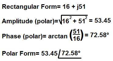 Conversion Of Rectangular To Polar Form