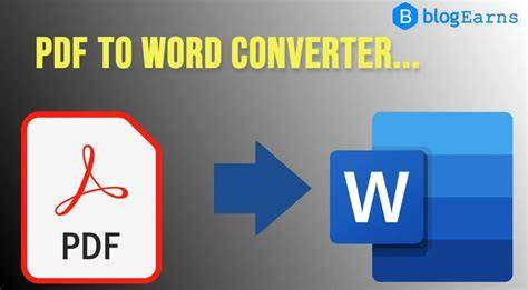 Conversion Of Word To Pdf