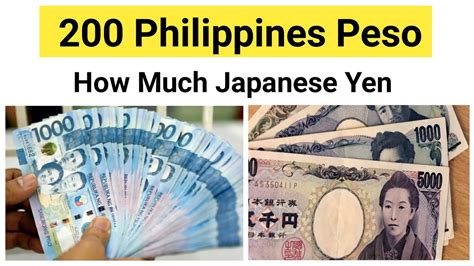 Conversion Of Yen To Peso