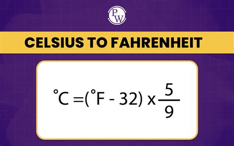 Convert Celsius To Fahrenheit Formula