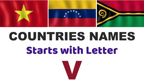 Country Capital That Starts With V
