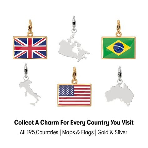 Country Flag Charms