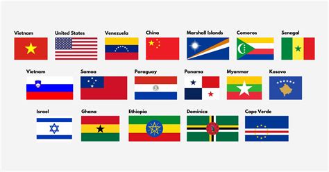 Country Flag With Yellow X