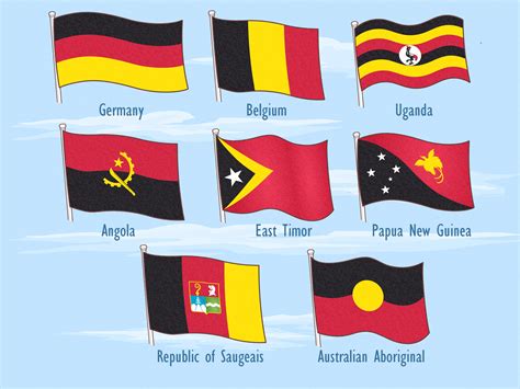 Country Flag Yellow And Red