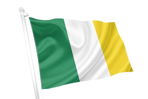 Country Flag Yellow White Green