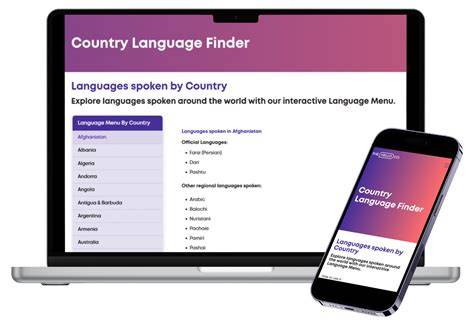 Country Language Finder