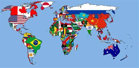 Country Map Flags