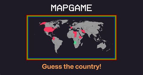 Country Map Game