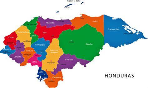 Country Map Honduras