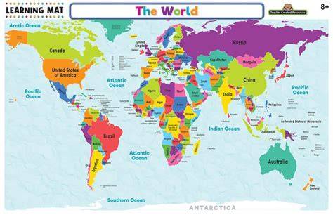 Country Map Learning Game