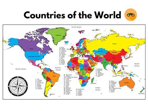 Country Map List