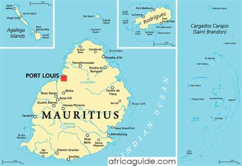 Country Mauritius Map