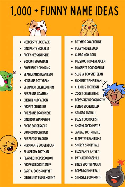 Crazy Funny Names