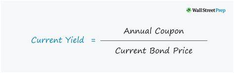 Current Yield Formula