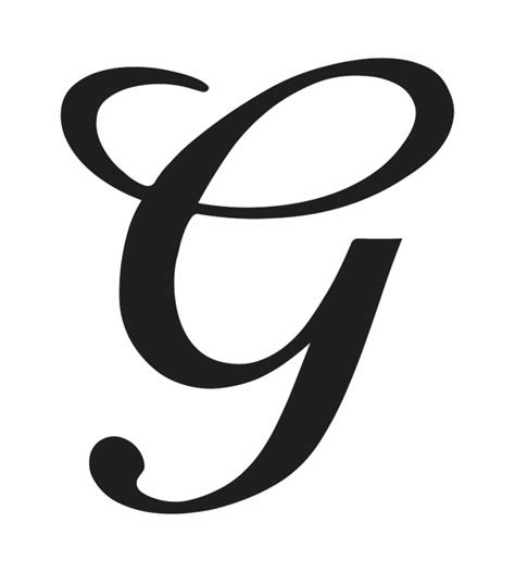 Cursive G Font