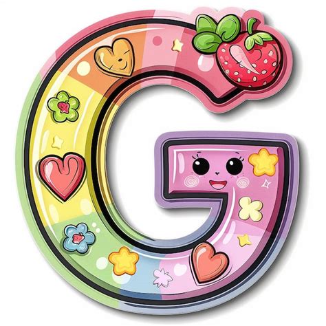 Cute Drawing Of The Letter G