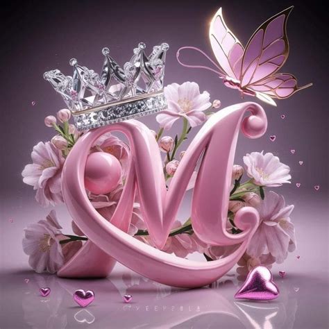 Cute M Name Wallpaper