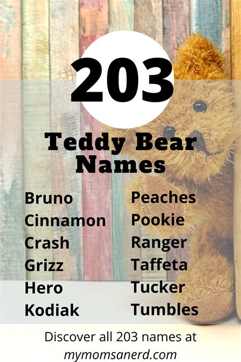 Cute Names For Bears