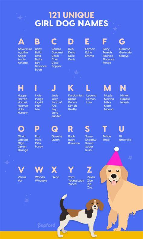 Cute Names For Girl Dogs