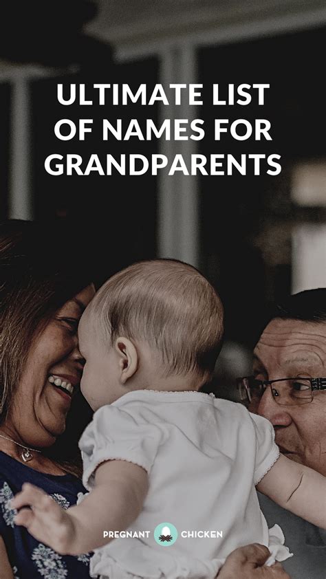 Cute Names For Grandparents