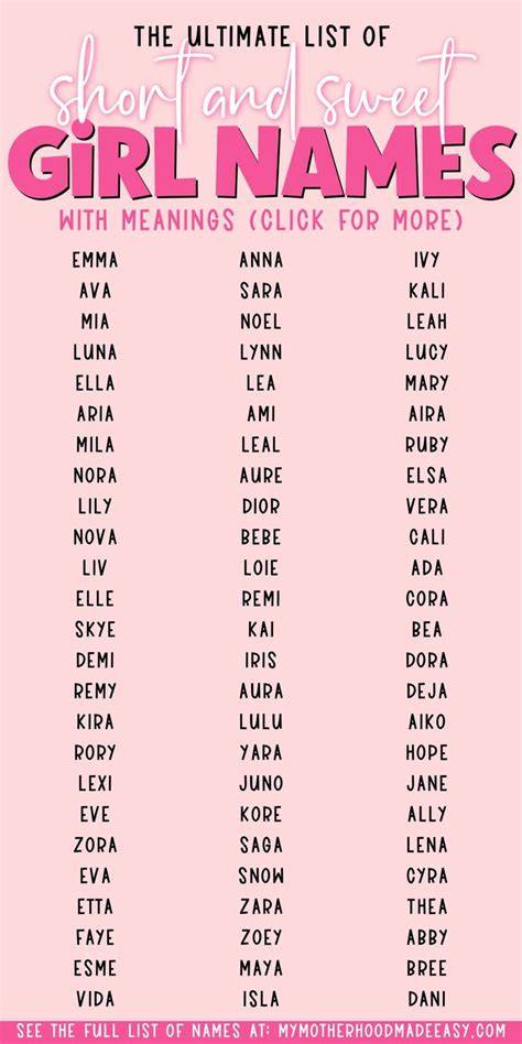 Cute Names For Junior Girl