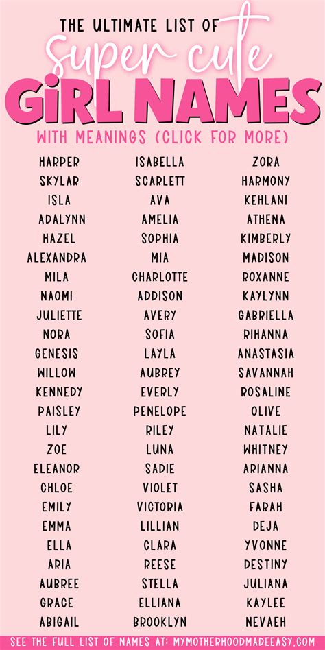 Cute Names For Juniors